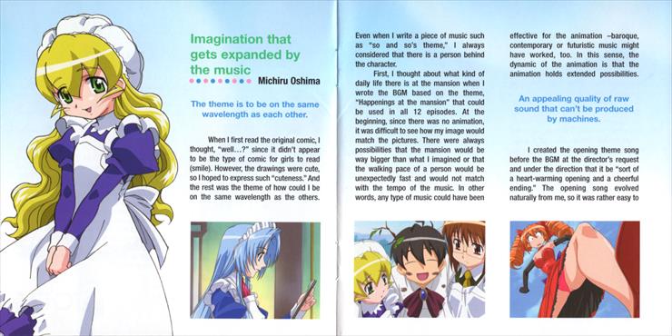 Hanaukyo Maid Team La Verite Original Soundtrack 2004 - Booklet pg. 04-05.jpg
